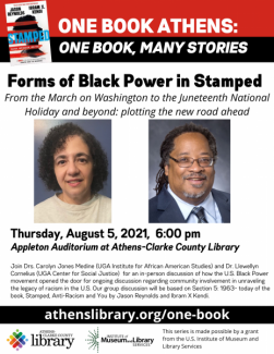 Stamped August 2021 Event at Athens-Clarke Public Library