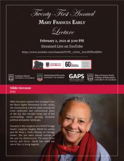 Mary Francis Early Lecture featuring Nikki Giovanni
