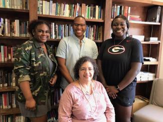 AFAM students with Director, Dr. Carolyn Jones Medine
