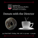 Donuts with the Director flier February 2020