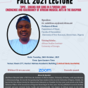 Fall 2021 African Studies Lecture