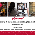 Career Center Virtual Diversity Recruiting Chats Fall 2021